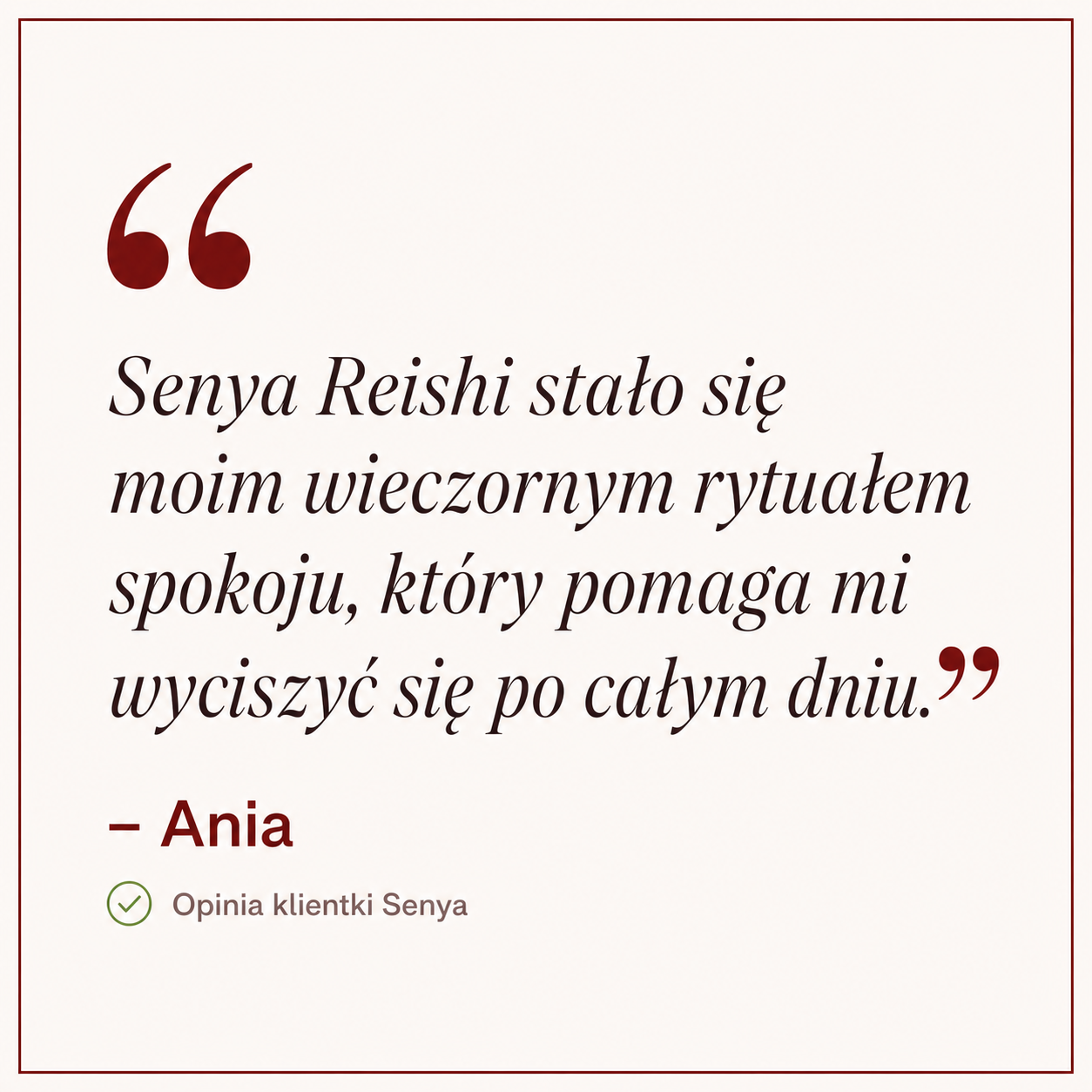 Senya Reishi 20:1 Wieczorne krople do Protokołu Nocnego Przełączenia